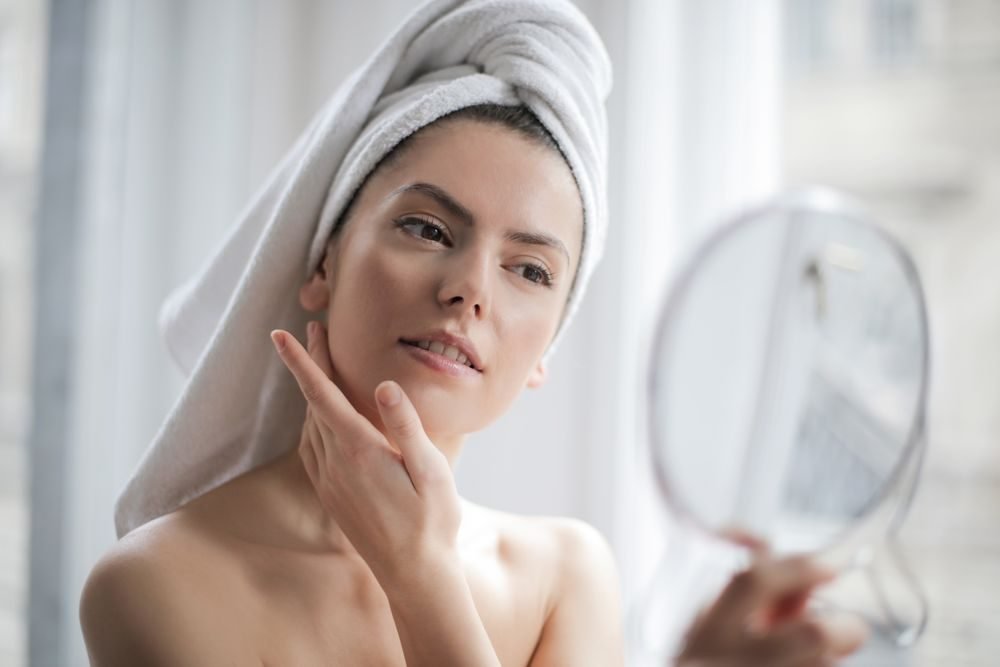 After facial rejuvenation treatment